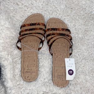 Tortoise Shell Sandals